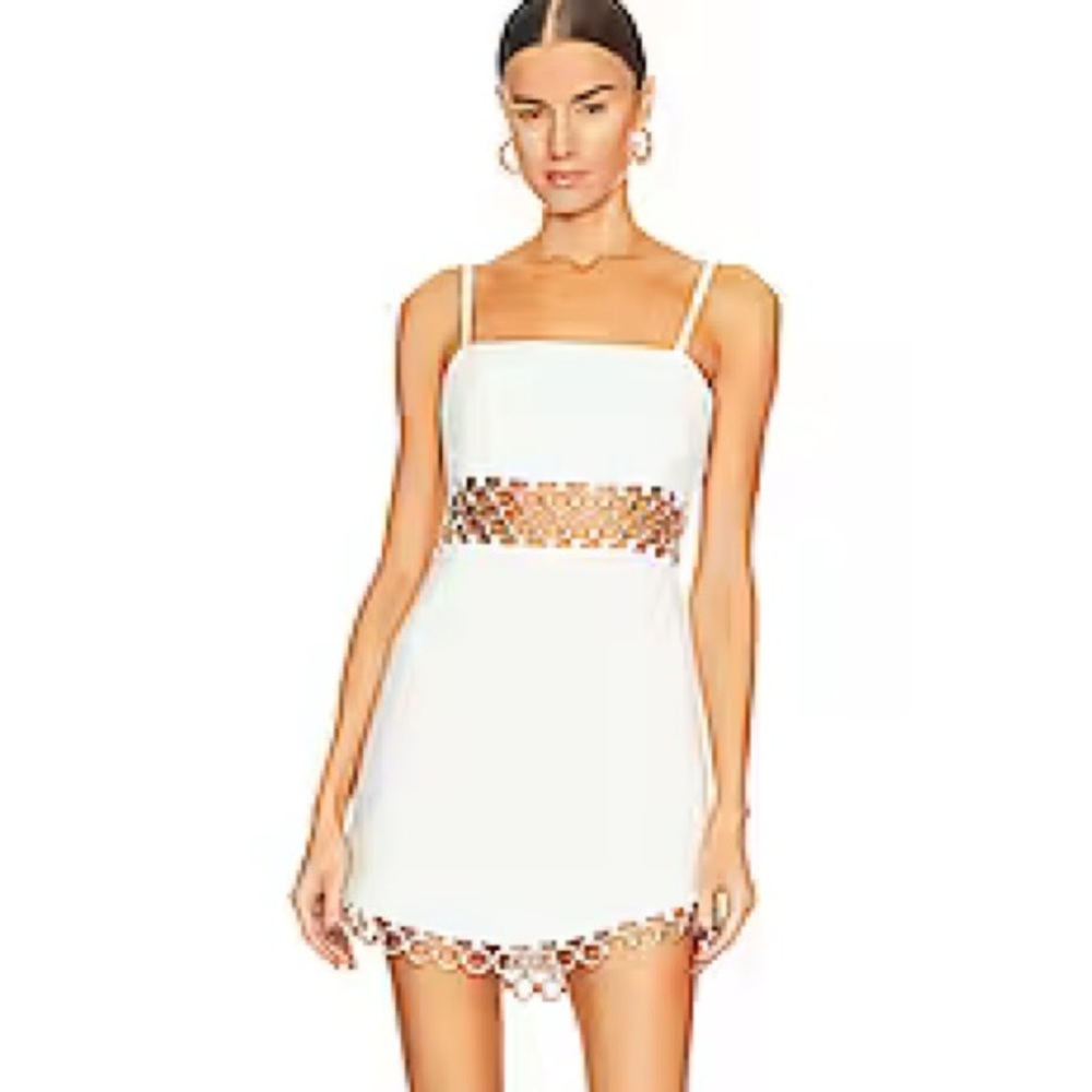 Alexis Gaudy White Dress